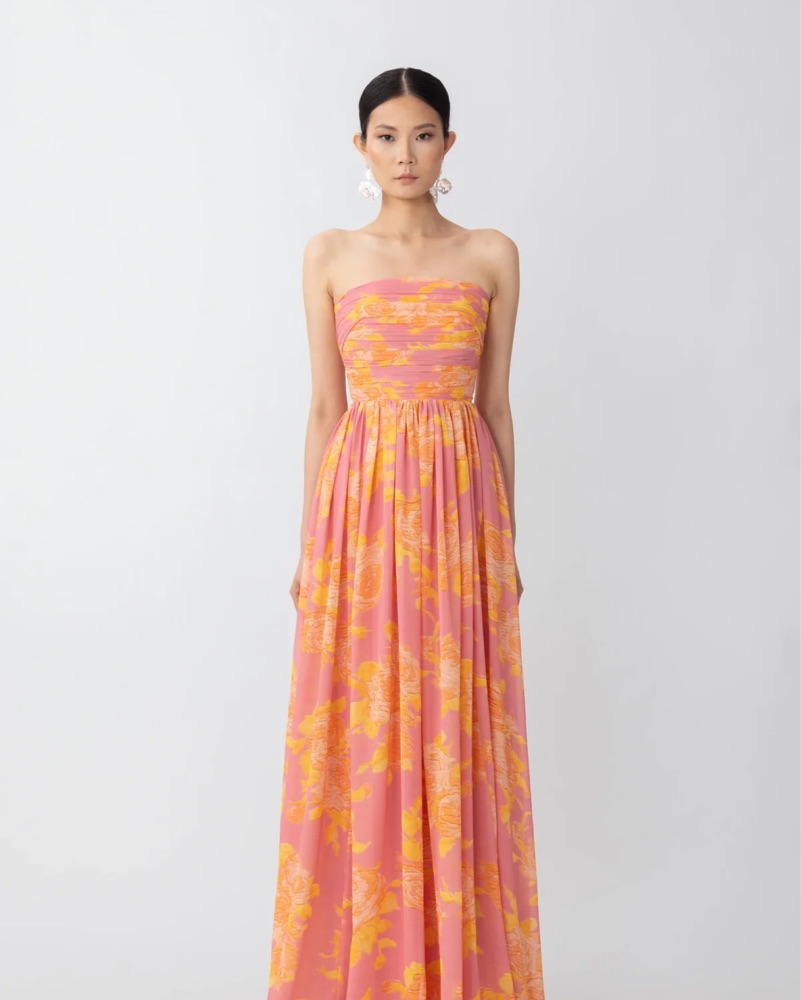 Sau Lee Camille Floral Dress by Sau Lee - Pickle