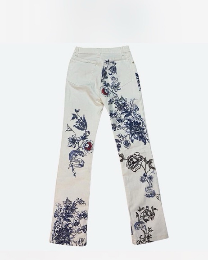 パンツ Roberto Cavalli Roberto Cavalli Trousers White ROBERTO CAVALLI | White Men's Denim Pants | YOOX