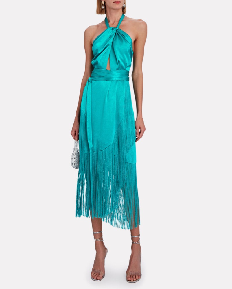 AZULU SUNSET FRINGE BLUE DRESS by Azulu - Pickle