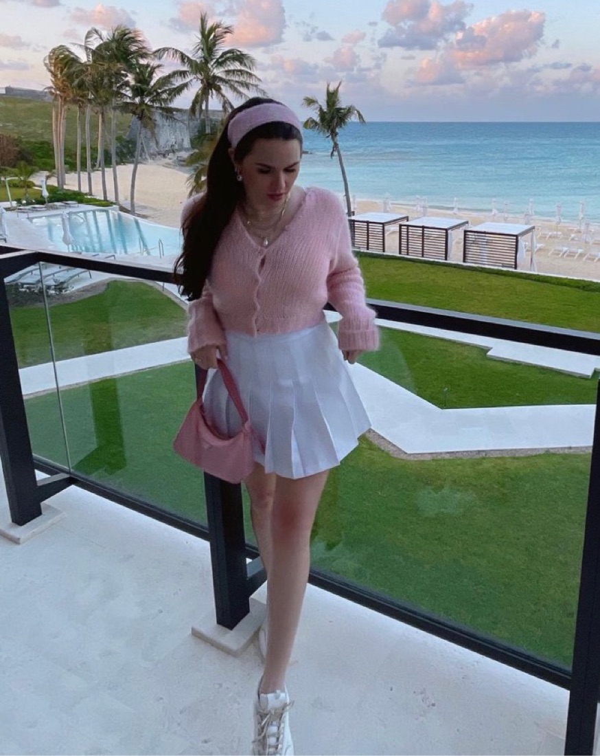 Danielle Guizio Pink Knit Sweater by Danielle Guizio - Pickle