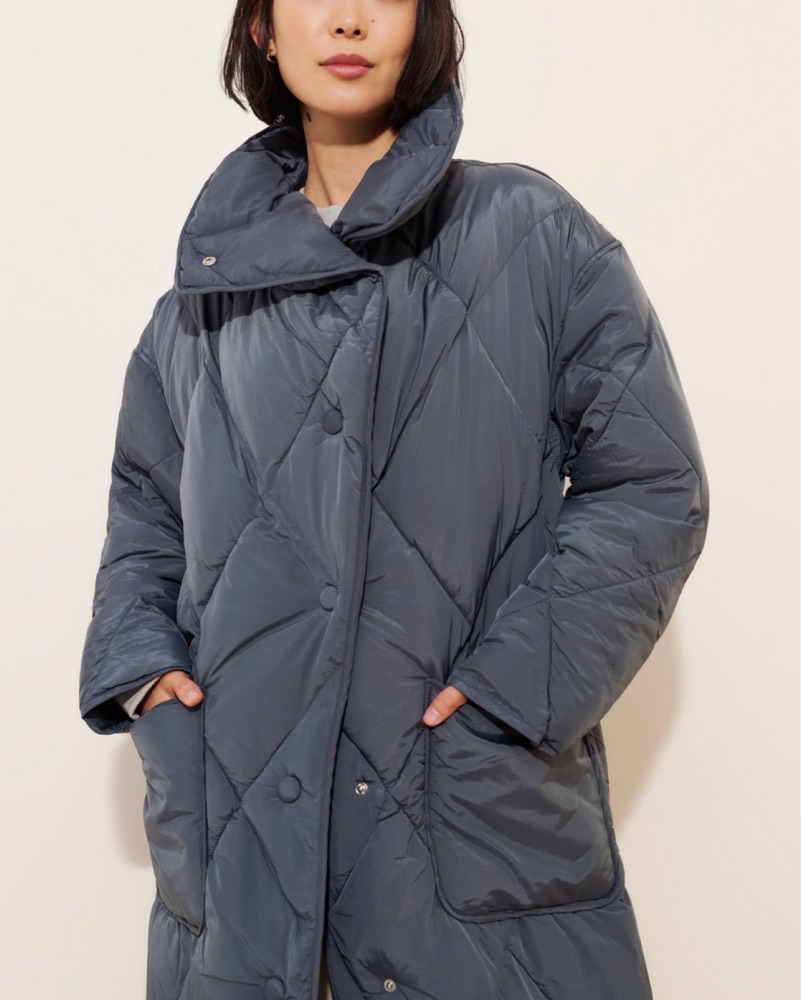 Oversized Puffer Jacket by Free People - Pickle