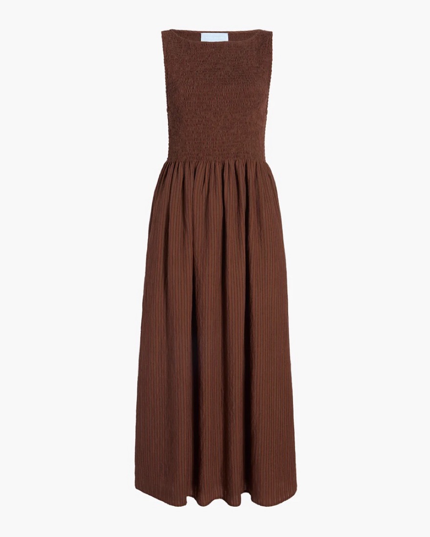 Hill House Cosima Nap Dress by Hill House Home - Pickle