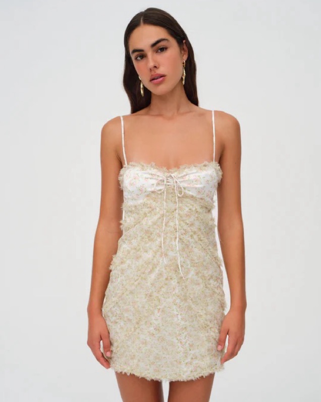 【エルフ・モール】Anaelle Chiffon Mini Dress Anaelle Chiffon Mini Dress