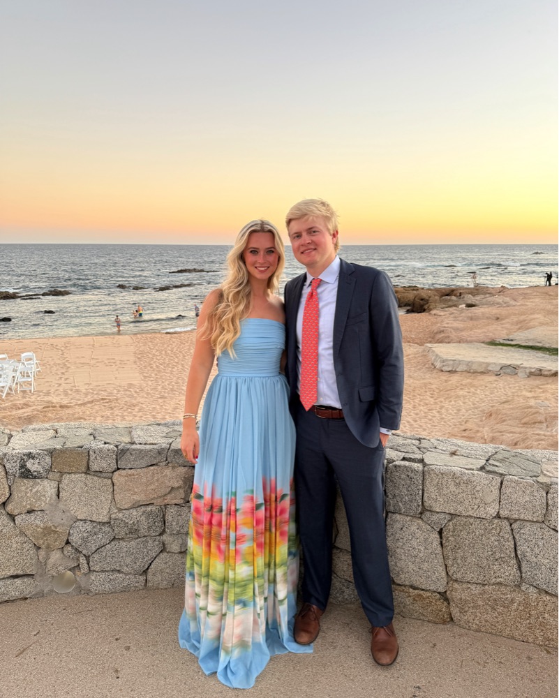 Sau Lee Camille Dress in Blue Multi by Sau Lee - Pickle