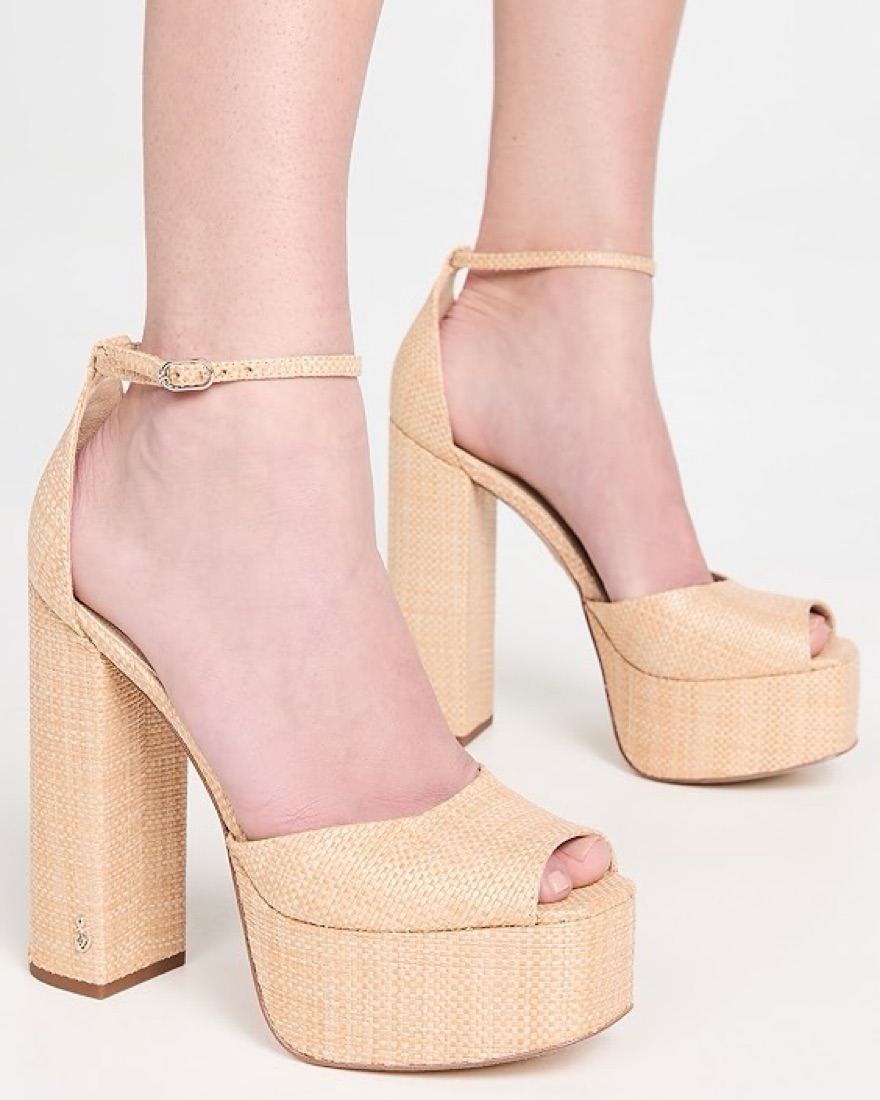 Sam Edelman Kori Platform Heel by Sam Edelman - Pickle