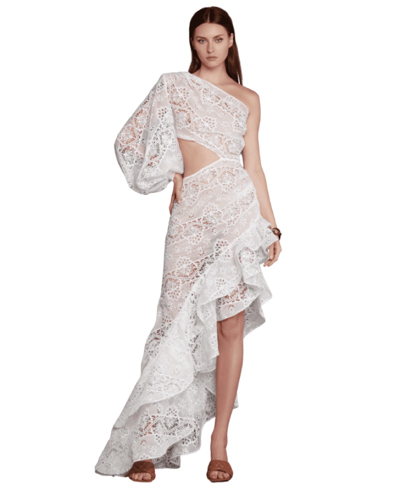 値下げlaube blanc Side-buckleDrapeDress 再入荷】Side-buckle Drape Dress – L'AUBE BLANC