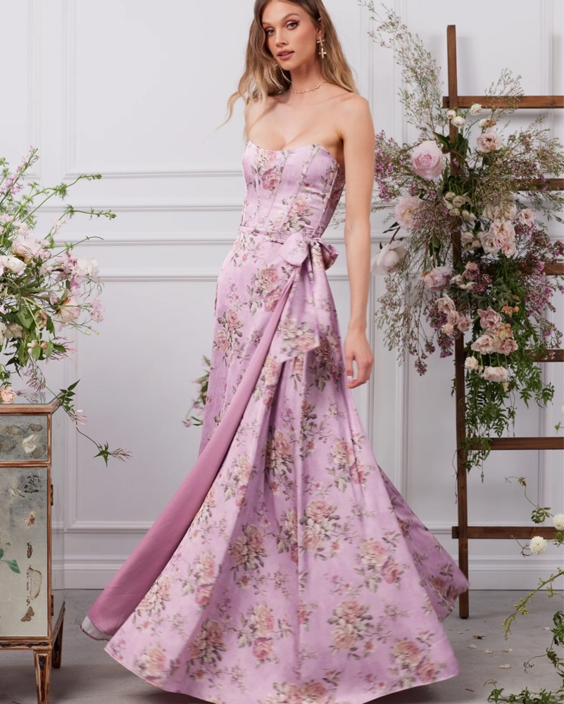 V Chapman Cecilia Dress Lilac Tapestry by V Chapman - Pickle