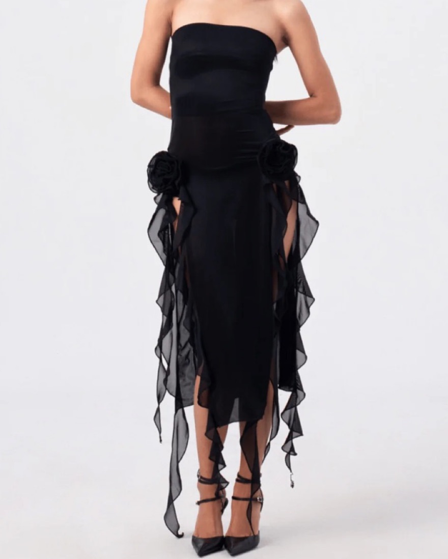 Fanci Club Black Dress by Fanci Club - Pickle