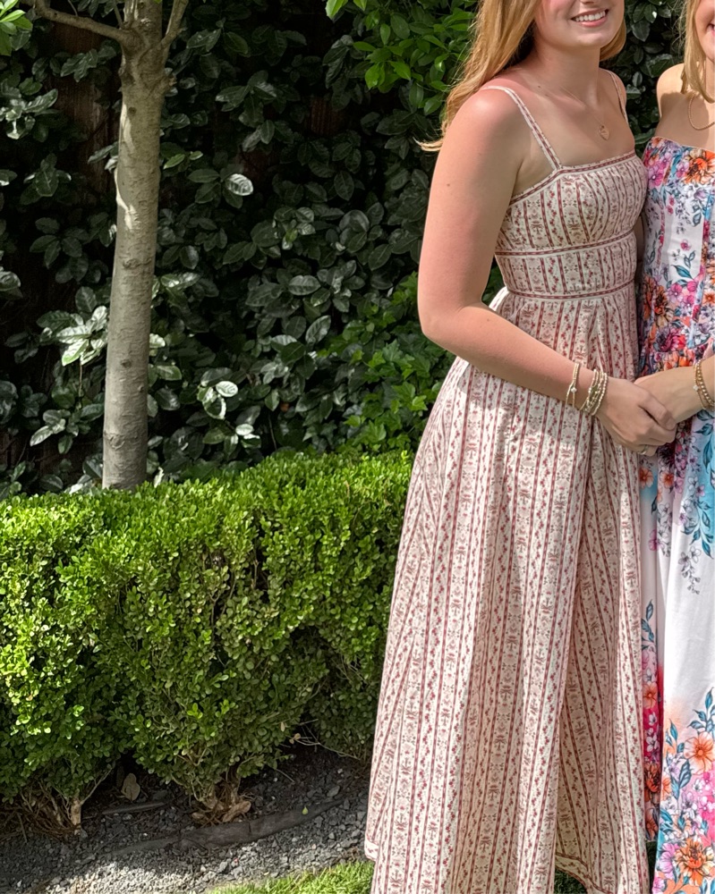 Hill House Margot Dress Pink Emma Stripe by Hill House Home - Pickle