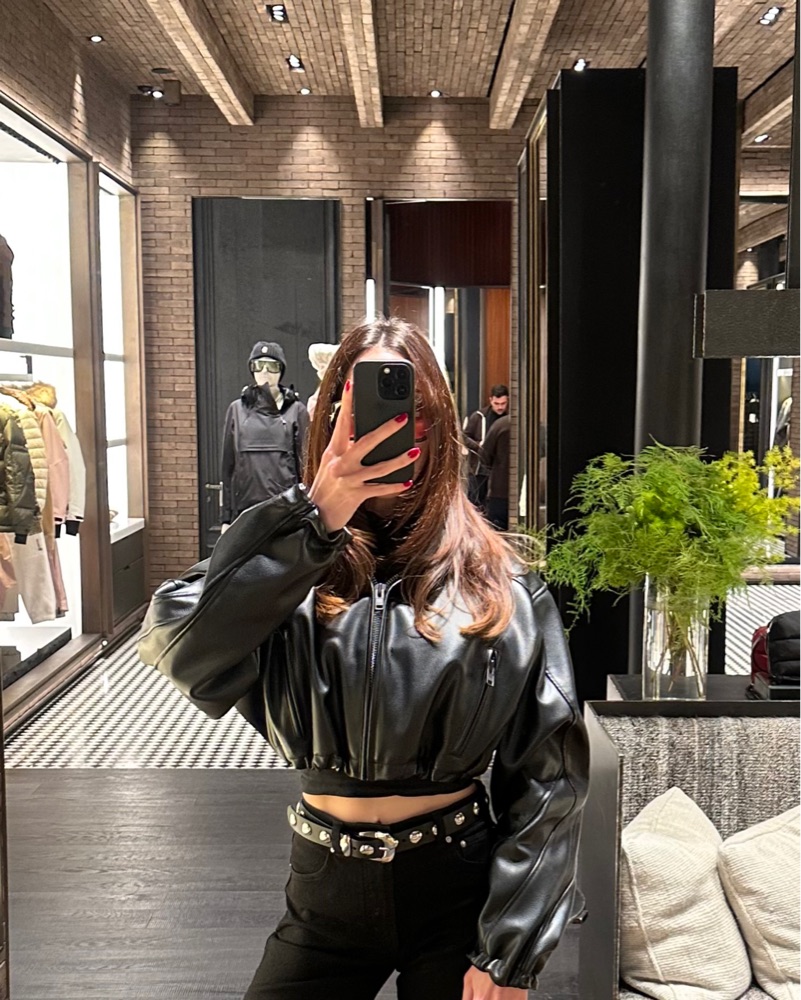 Khy Copped Bomber Jacket by Khy - Pickle