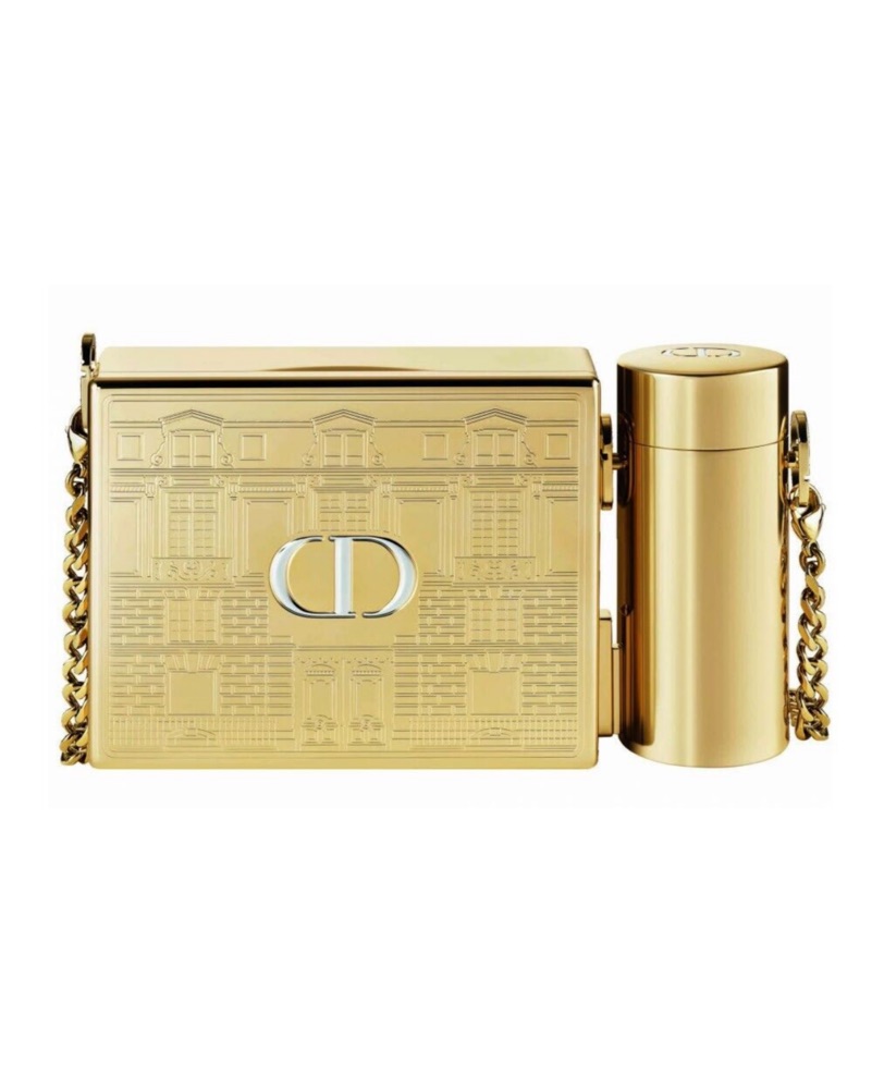 Dior Micro Gold Evening Bag by Christian Dior - Pickle