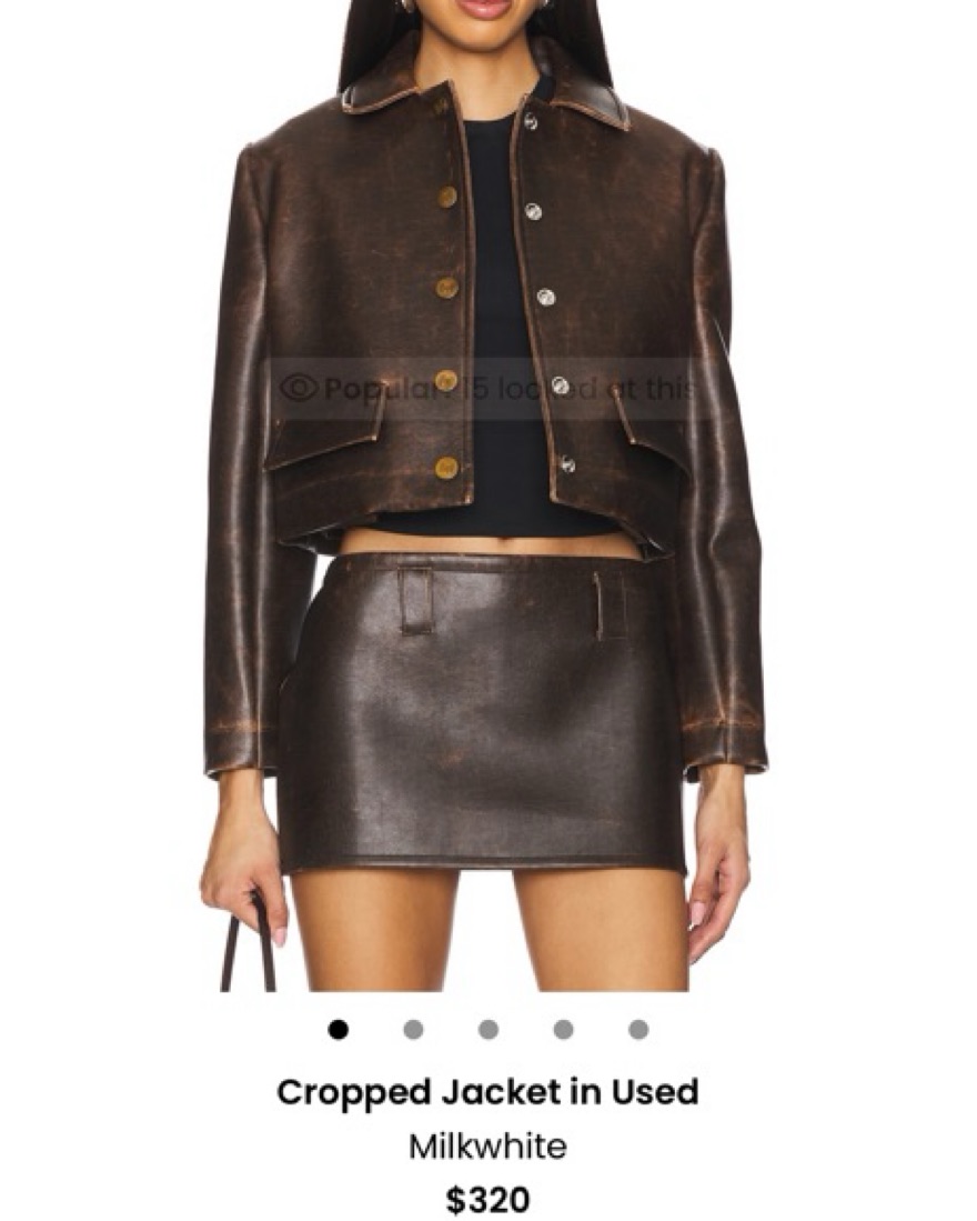 特別特価Rosen Kreuz cropped leather jacket. 特別特価Rosen Kreuz cropped leather jacket.の通販はau PAY