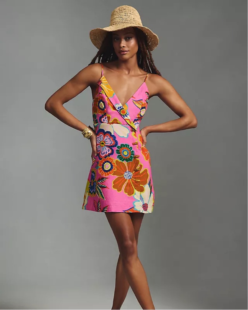 希少 ifsixwasnine Kerala dress tank ケララ Farm Rio Floral Mini Dress by Farm Rio - Pickle