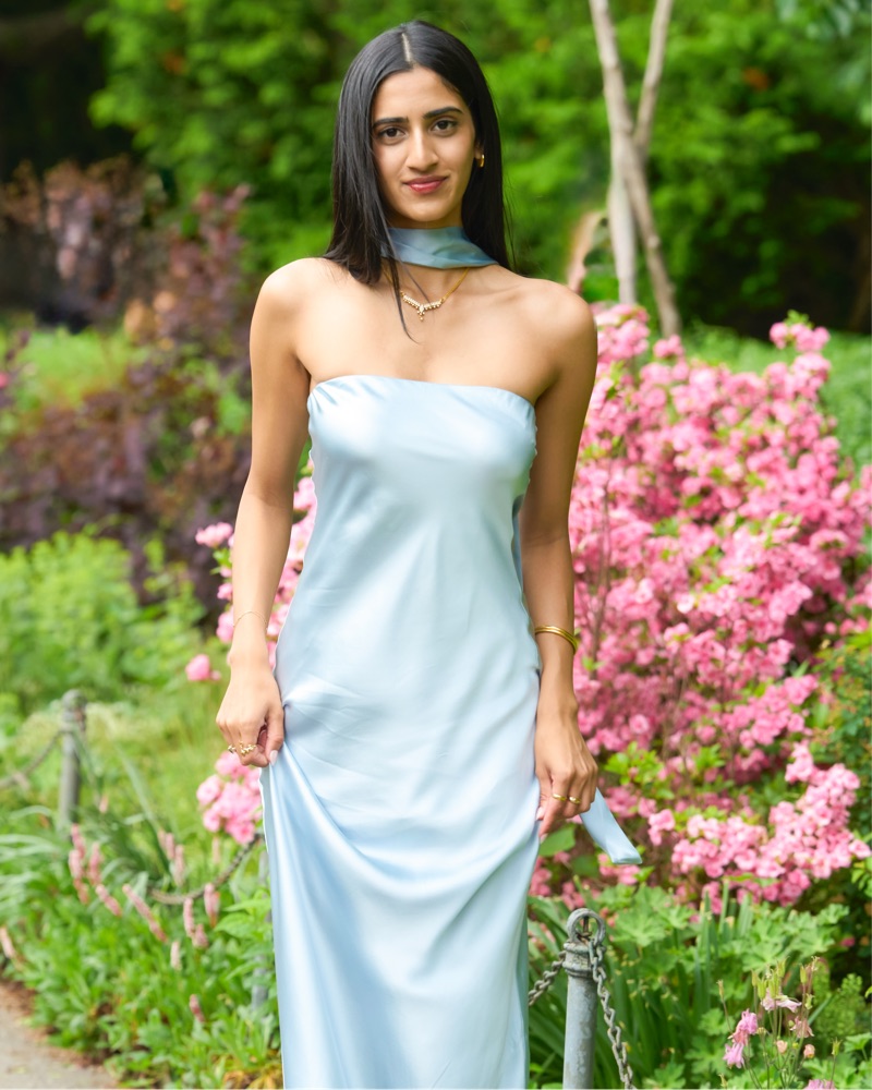 Reformation Oren Silk Dress - Mineral by Reformation - Pickle