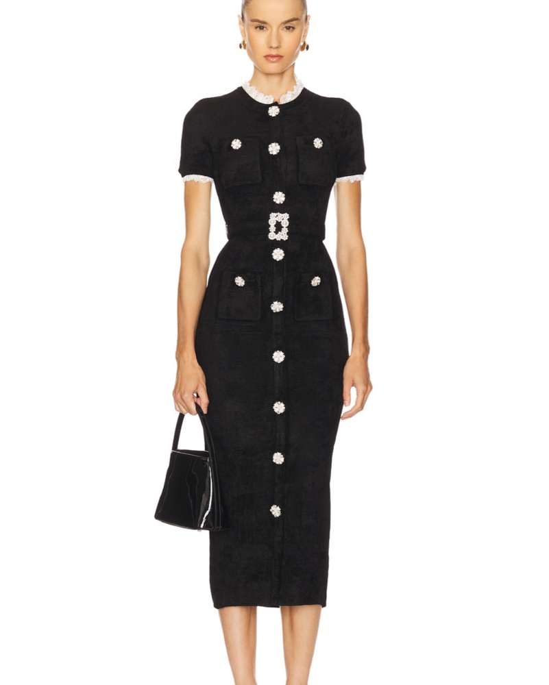 black and white dress midi Flowered Striped Rayon Halter Neck For Wome 2000S RICK OWENS Black Sleeveless dress Size:12 US
