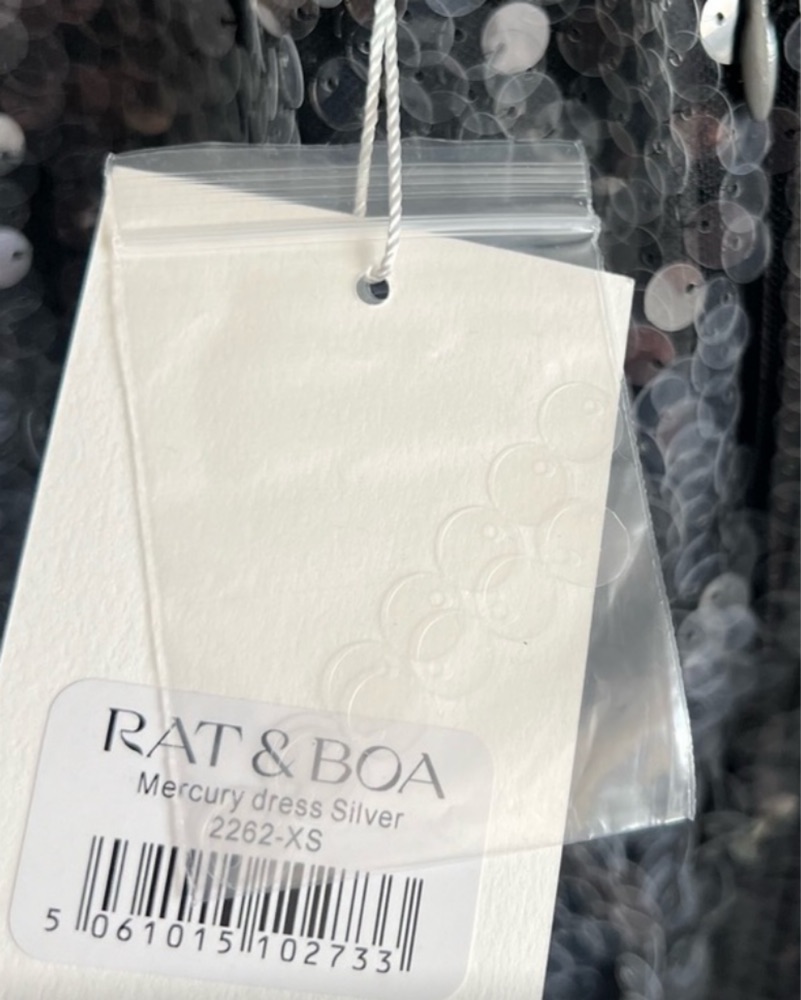 Rat & Boa Mercury Silver Sequin Dress by Rat & Boa - Pickle