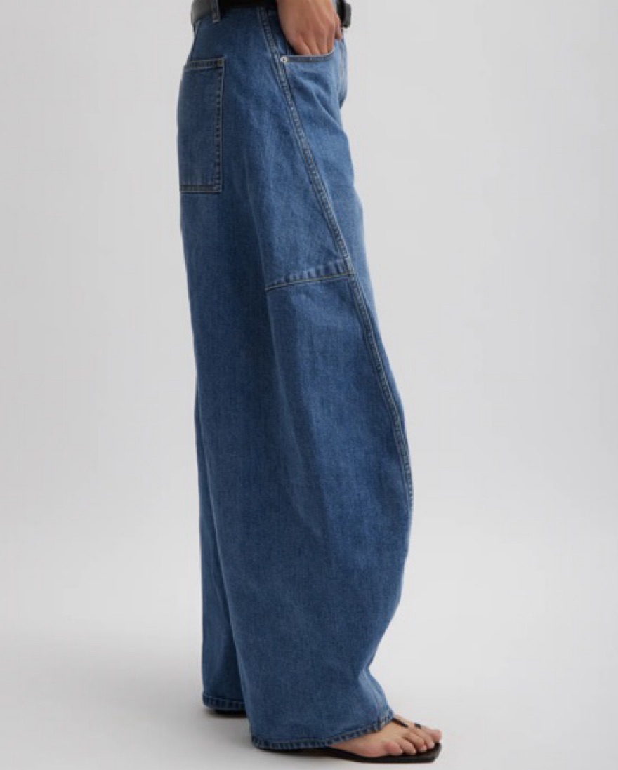 Tibi/ティビ　クラシック ウォッシュ デニム SID JEAN PETITE Tibi/ティビ】追加 クラシック ウォッシュ デニム SID JEAN PETITE 36