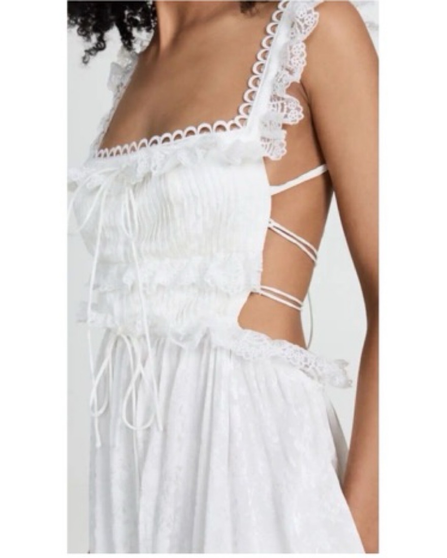 For love & lemons Deane midi Dress by For Love & Lemons - Pickle