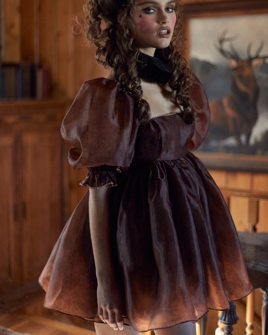 Selkie | Chocolate Puff Dress by Selkie - Pickle