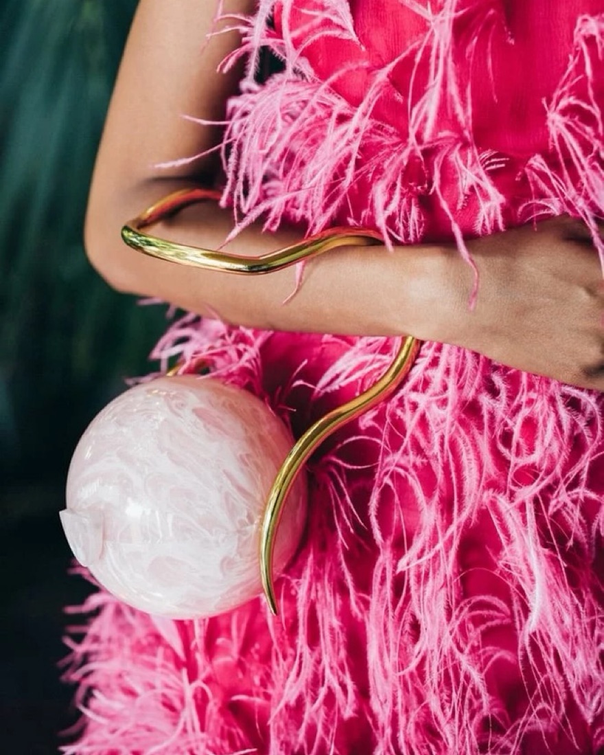 Cult Gaia Pearl Bag by Cult Gaia - Pickle