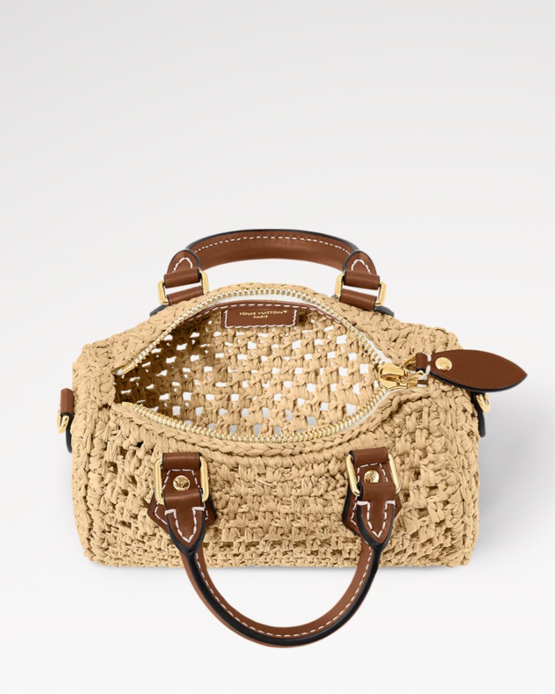 Louis Vuitton Raffia Nano Speedy by Louis Vuitton - Pickle