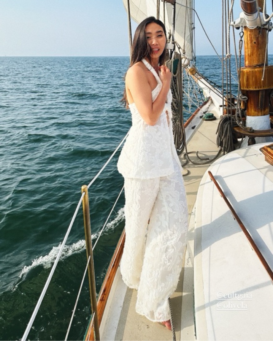 Cult Gaia White Lane Pants by Cult Gaia - Pickle