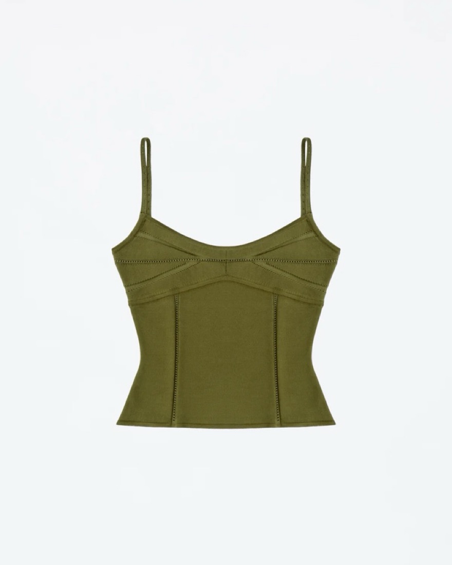 Tank Air Treasure Top by Tankair Studio - Pickle