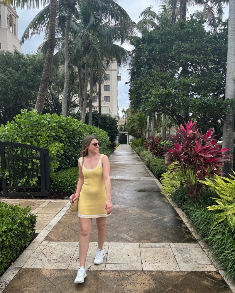 Alo Tennis Club Knit Dress by Alo Yoga - Pickle