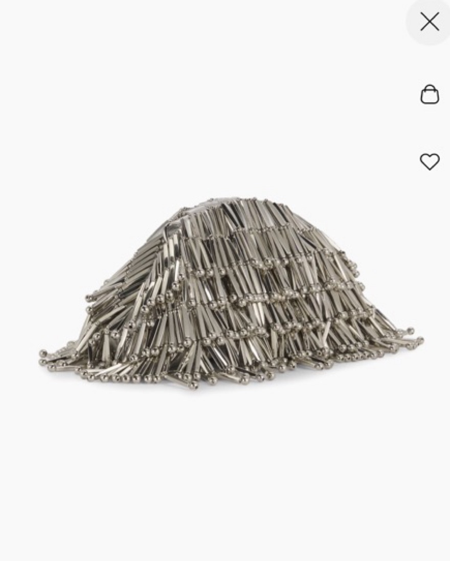 Cult Gaia Silver Fringe Bag by Cult Gaia - Pickle