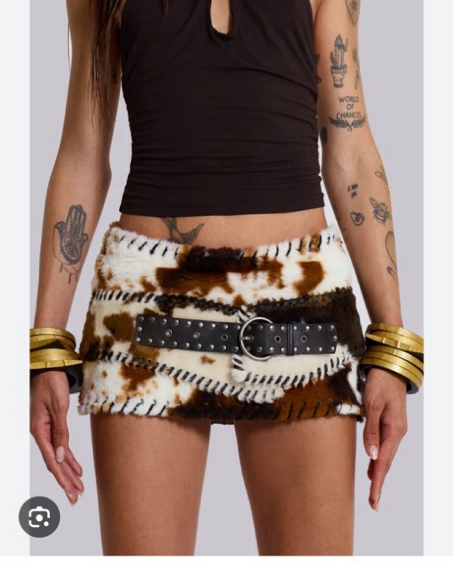 【CLANE】　FAKE FUR LOW WAIST MINI SKIRT CLANE]FAKE FUR LOW WAIST MINI SKIRT/BROWN(19109-6242) – R&Co.