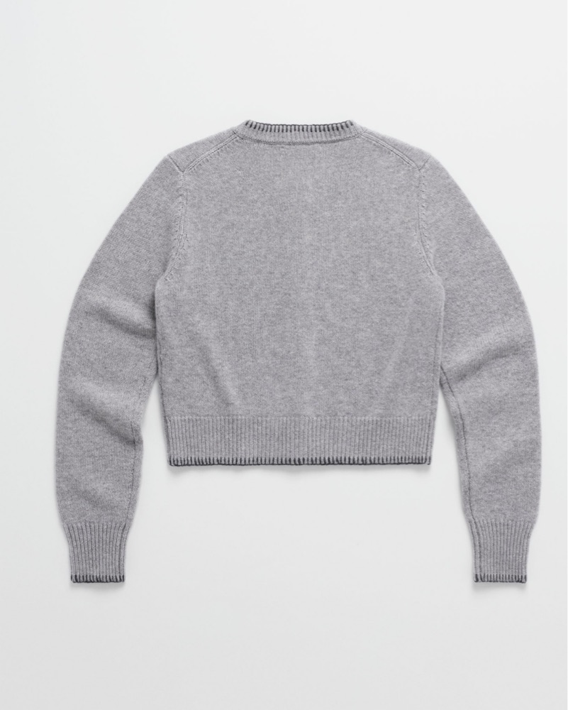 MadHappy Crew Neck Cardigan by MadHappy - Pickle