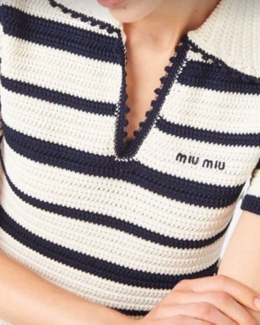 Miu Miu Two Piece Crotchet Set by Miu Miu - Pickle