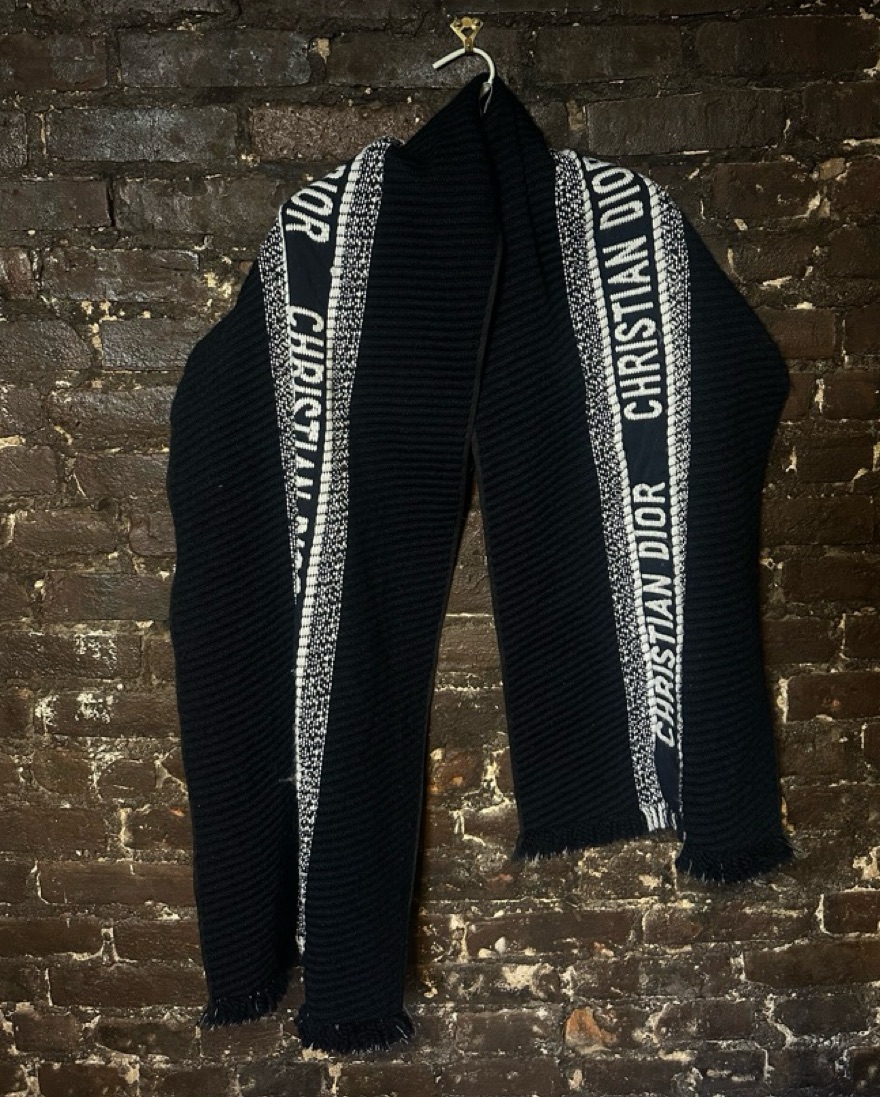 Dior Scarf & Hat by Christian Dior - Pickle