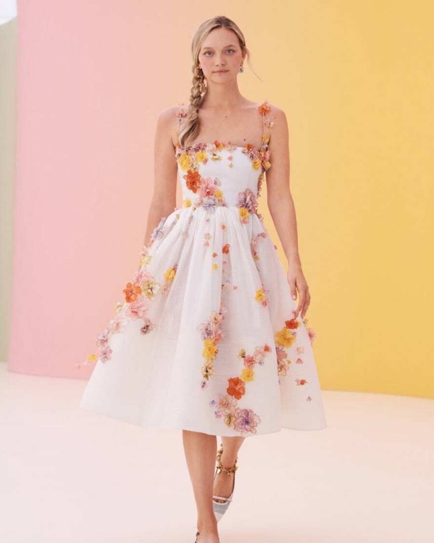 Zimmerman Postcard Floral Applique Dress by Zimmermann - Pickle