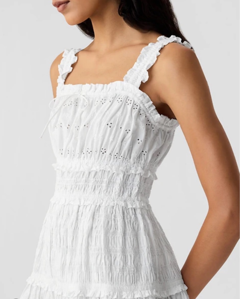 Doen x Gap White Eyelet Dress by Doen - Pickle