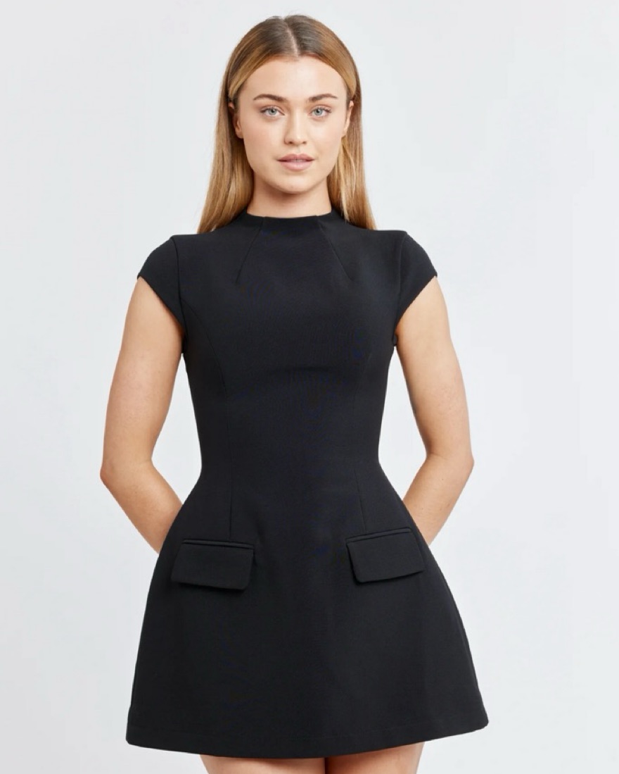 Odd Muse Cap Sleeve Mini Dress by Odd Muse London - Pickle