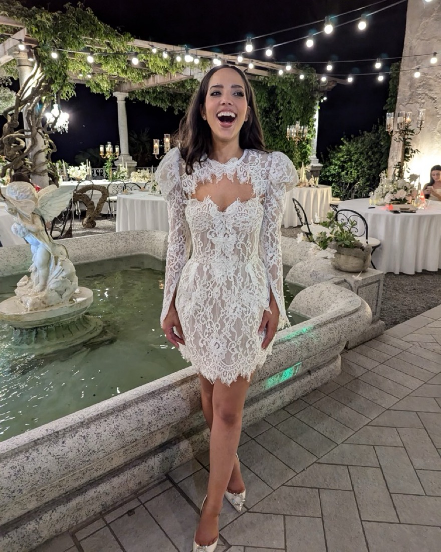 Bronx And Banco Colette Blanc Lace Mini by Bronx And Banco - Pickle