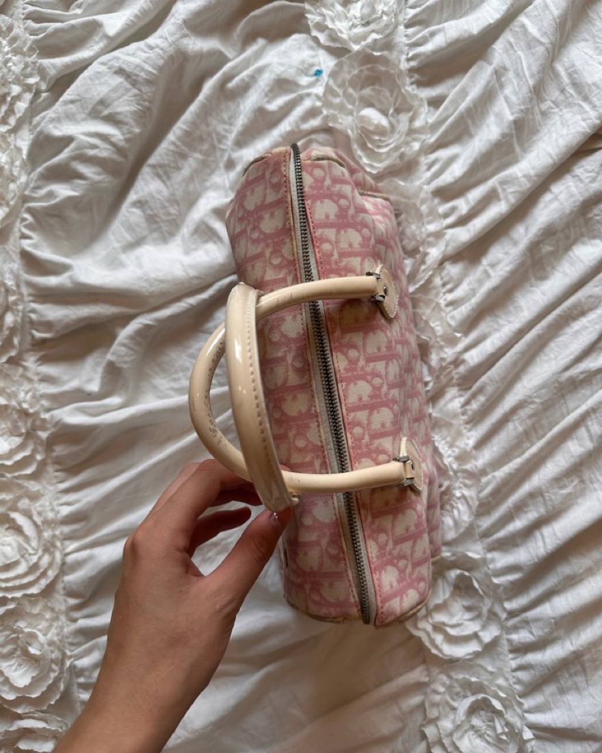 Vintage Dior Monagram Purse by Christian Dior - Pickle