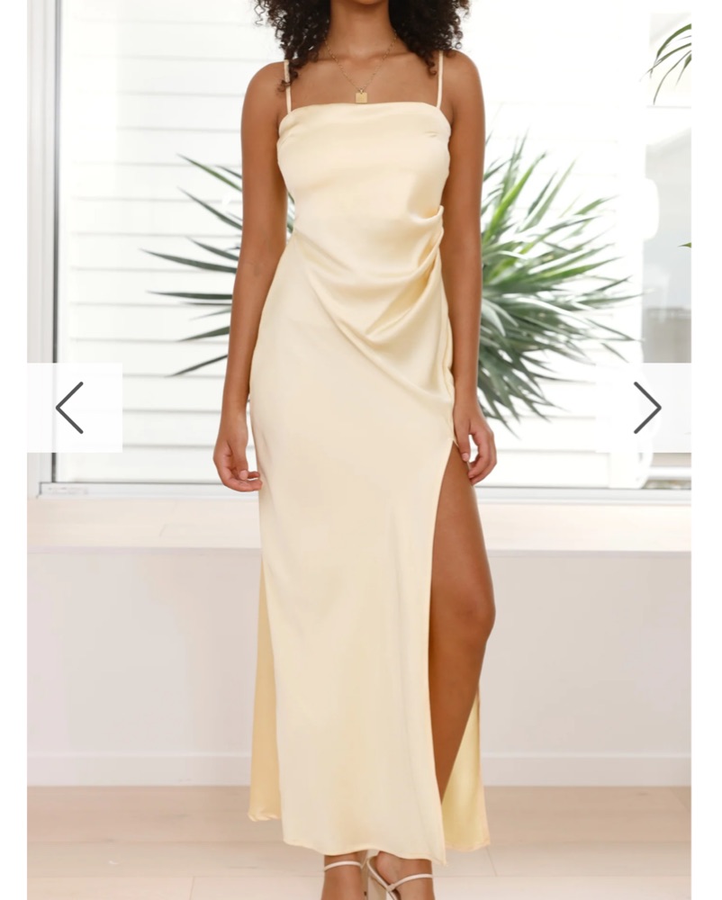 Billy J Ilana Maxi Dress - Yellow by Billy J - Pickle