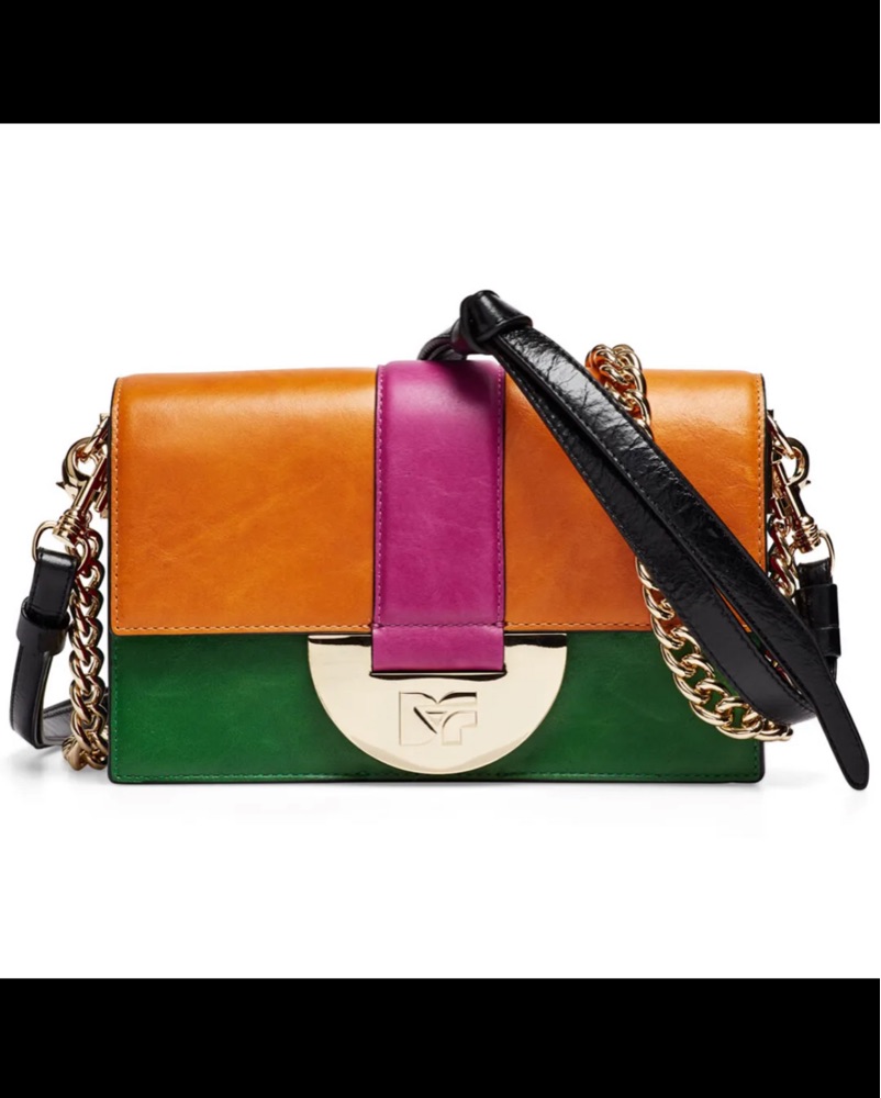 ショルダーバッグ Diane von Furstenberg DVF Retro Colorblock Bag by Diane von Furstenberg - Pickle