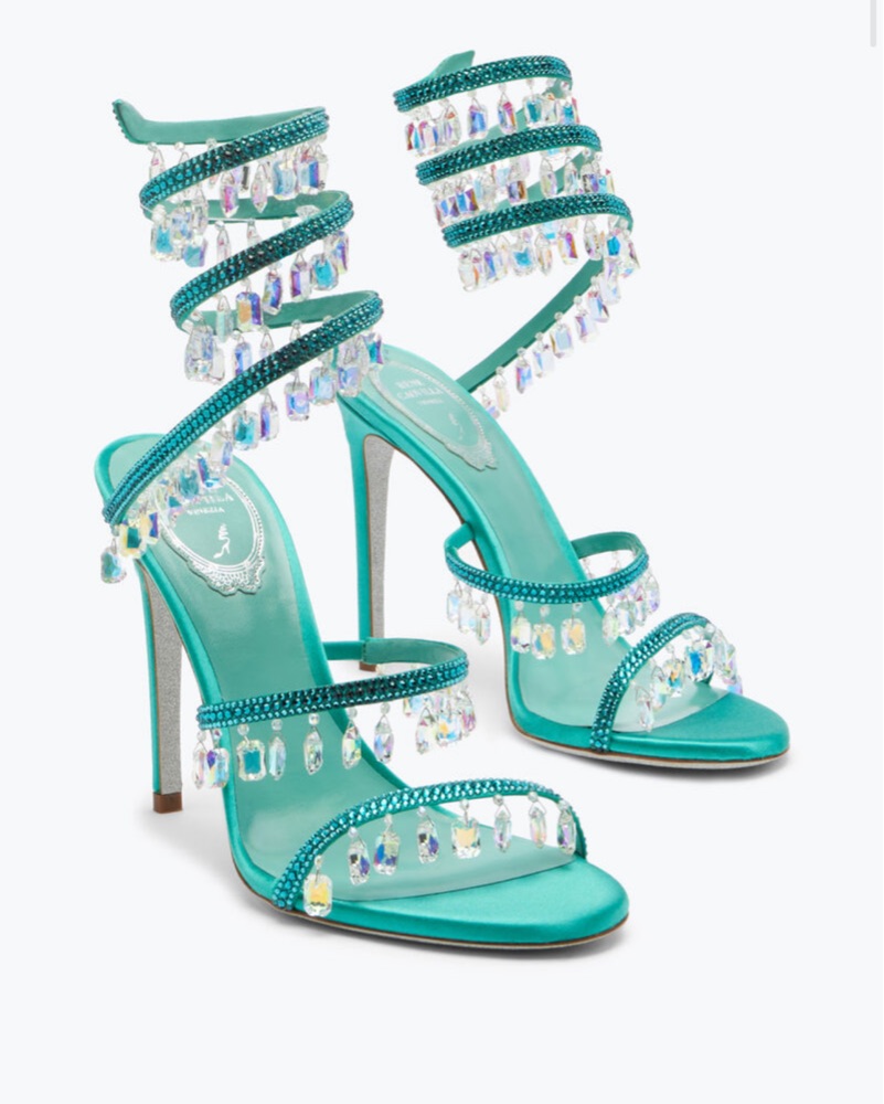Rene Caovilla Chandelier Heels by Rene Caovilla - Pickle