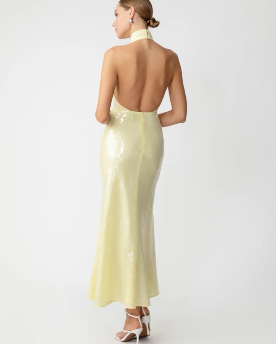 Sau Lee Ophelia Sequined Dress by Sau Lee - Pickle