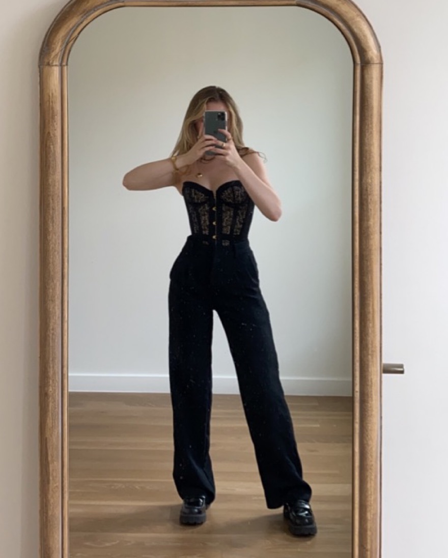 $650 agent provocateur mercy corset top by Agent Provocateur - Pickle