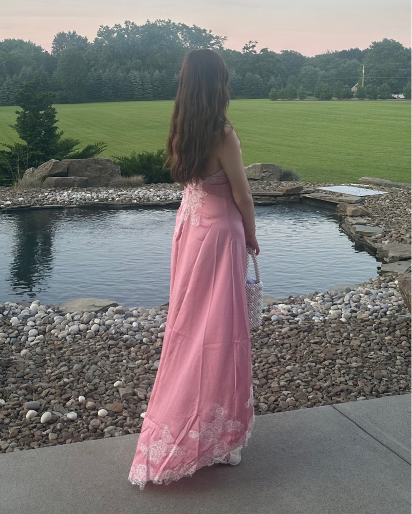 For love & Lemons Clemence maxi Dress XS by For Love & Lemons - Pickle