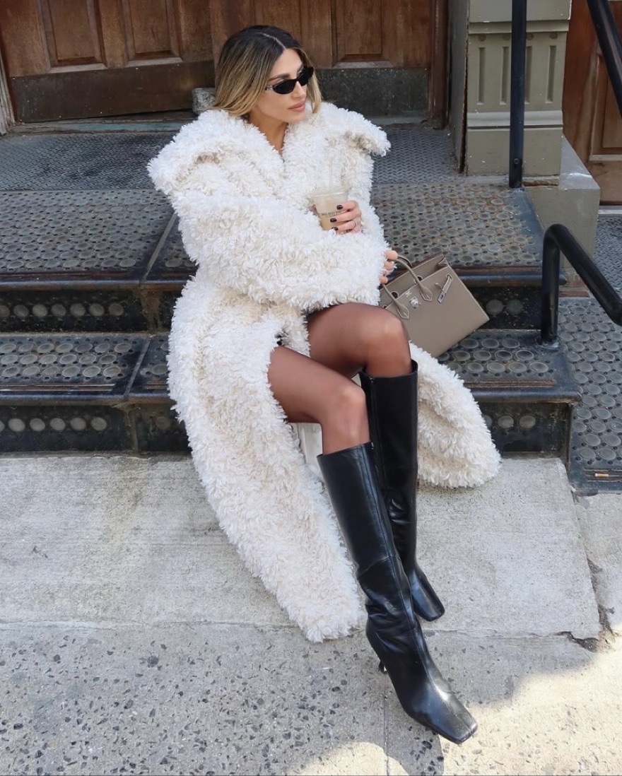 Khy x Entire Studios Fur coat by Khy - Pickle