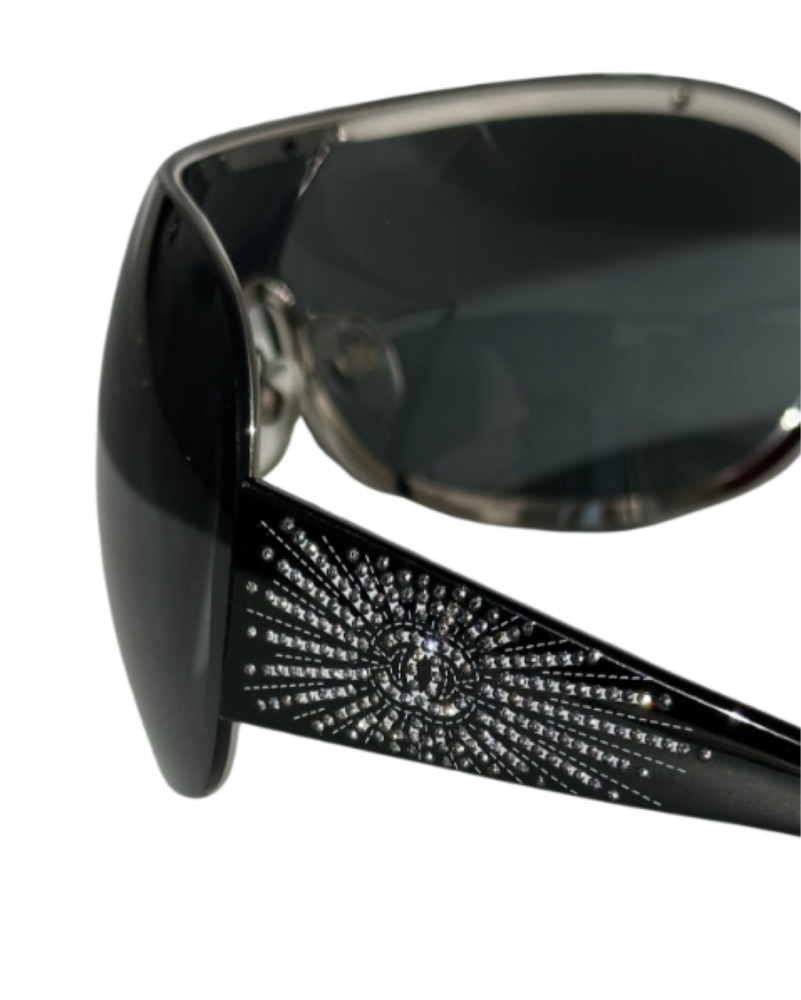 Chanel Crystal Logo Sunglasses by Chanel - Pickle