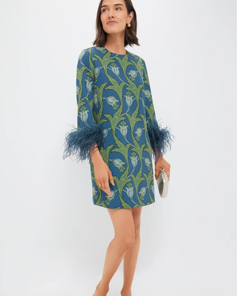 Tuckernuck Deco Floral Mod Dress by Tuckernuck - Pickle