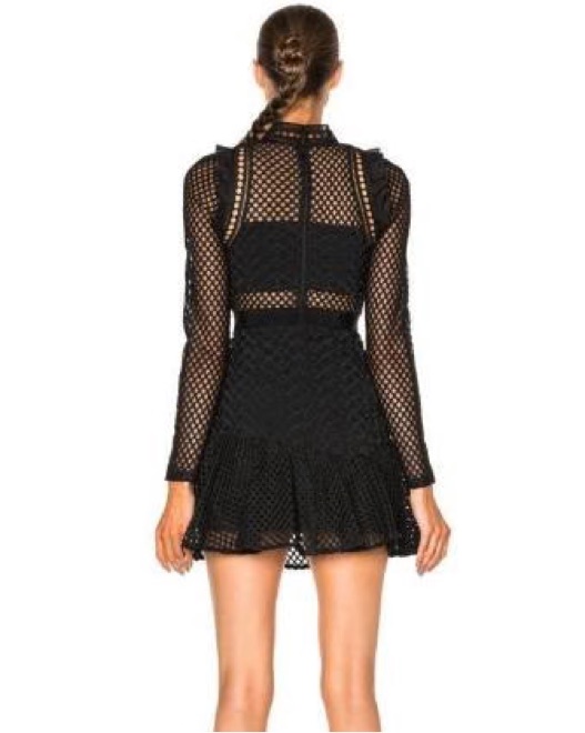 Self Portrait Black long sleeve Mini by Self Portrait - Pickle