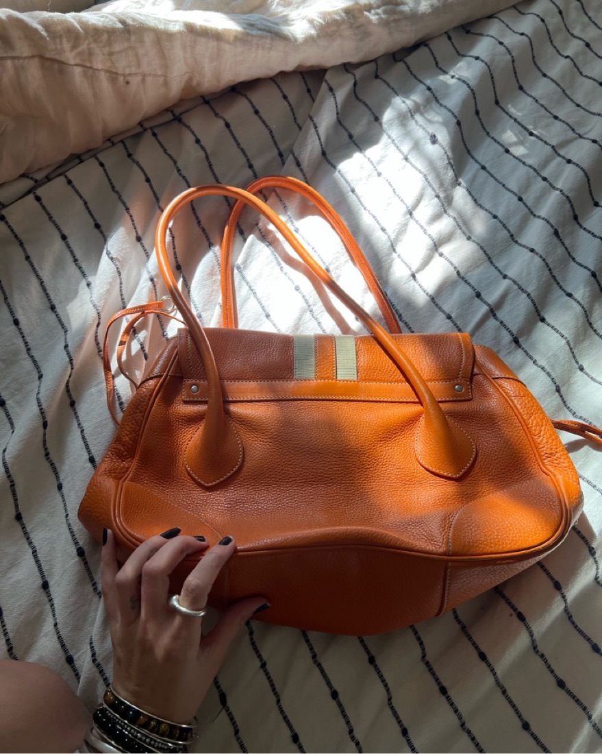 Rare Prada Motocross Purse by Prada - Pickle