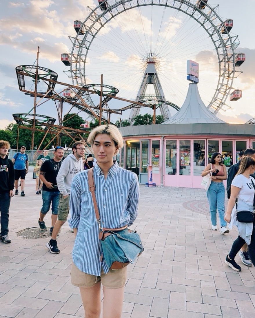 Loewe Puzzle Bag Patchwork Denim Leather by Loewe - Pickle